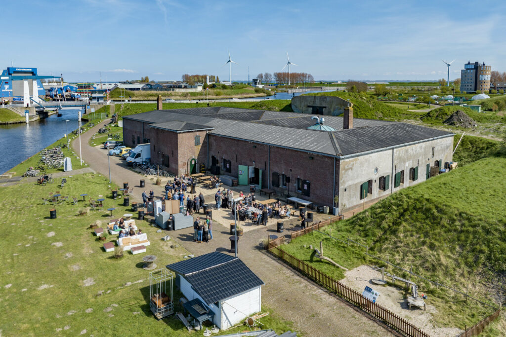 Fort Westoever vanuit de lucht