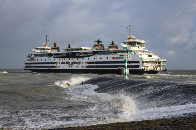 Veerboot van de Teso naar Texel