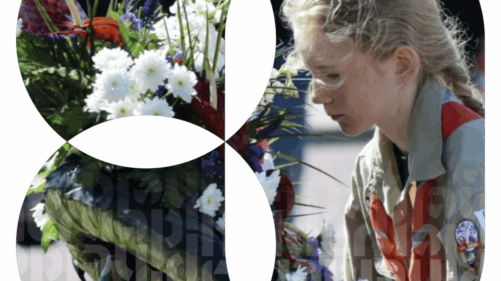 Logo 80 jaar vrijheid Den Helder met kranslegging