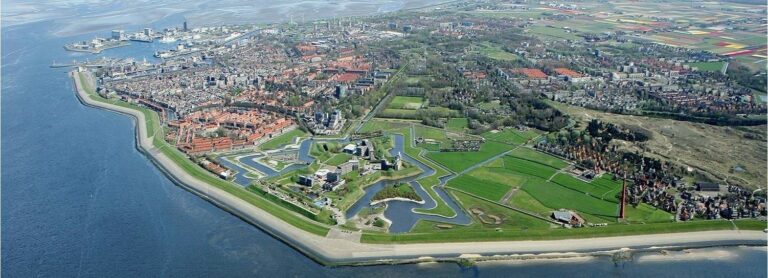 Luchtfoto Den Helder vanaf Kaaphoofd