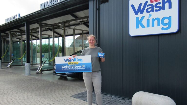 Washking ontvangt prijs voor de wassstraat