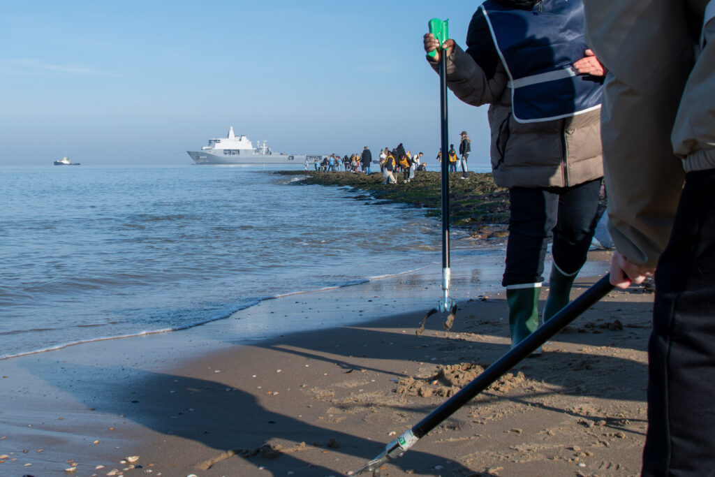 Strandjutten op Wereld Waterdag