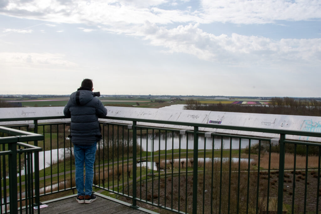 Uitzicht vanaf de uitkijktoren Helderse Vallei