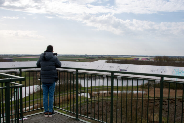 Uitzicht vanaf de uitkijktoren Helderse Vallei