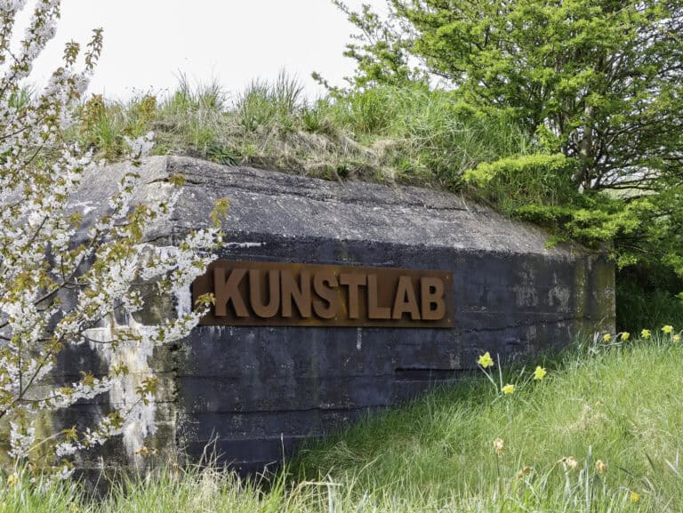 Bunker op de Nollen in gebruik als Kunstlab