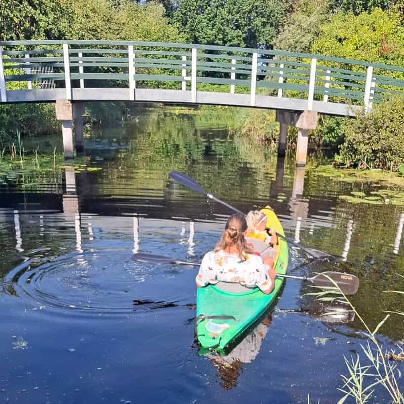 Kanoen over de kanoroute
