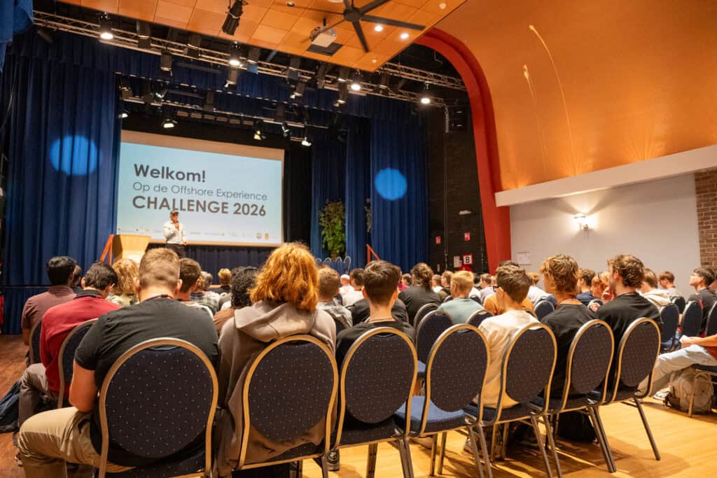 Studenten van het MBO en HBO bereiden zich voor op de Offshore Challenge in de Dukdalf