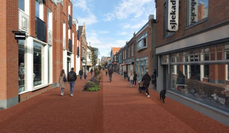 keizerstraat gezien vanuit beatrixstraat